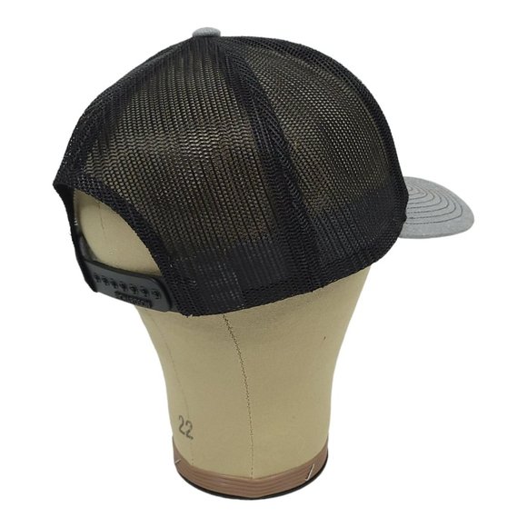 Richardson Car Credit Mesh Snapback Cap Trucker Baseball Hat Gray - Picture 9 of 12